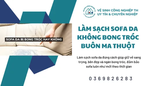 Làm sạch sofa da không bong tróc Buôn Ma Thuột